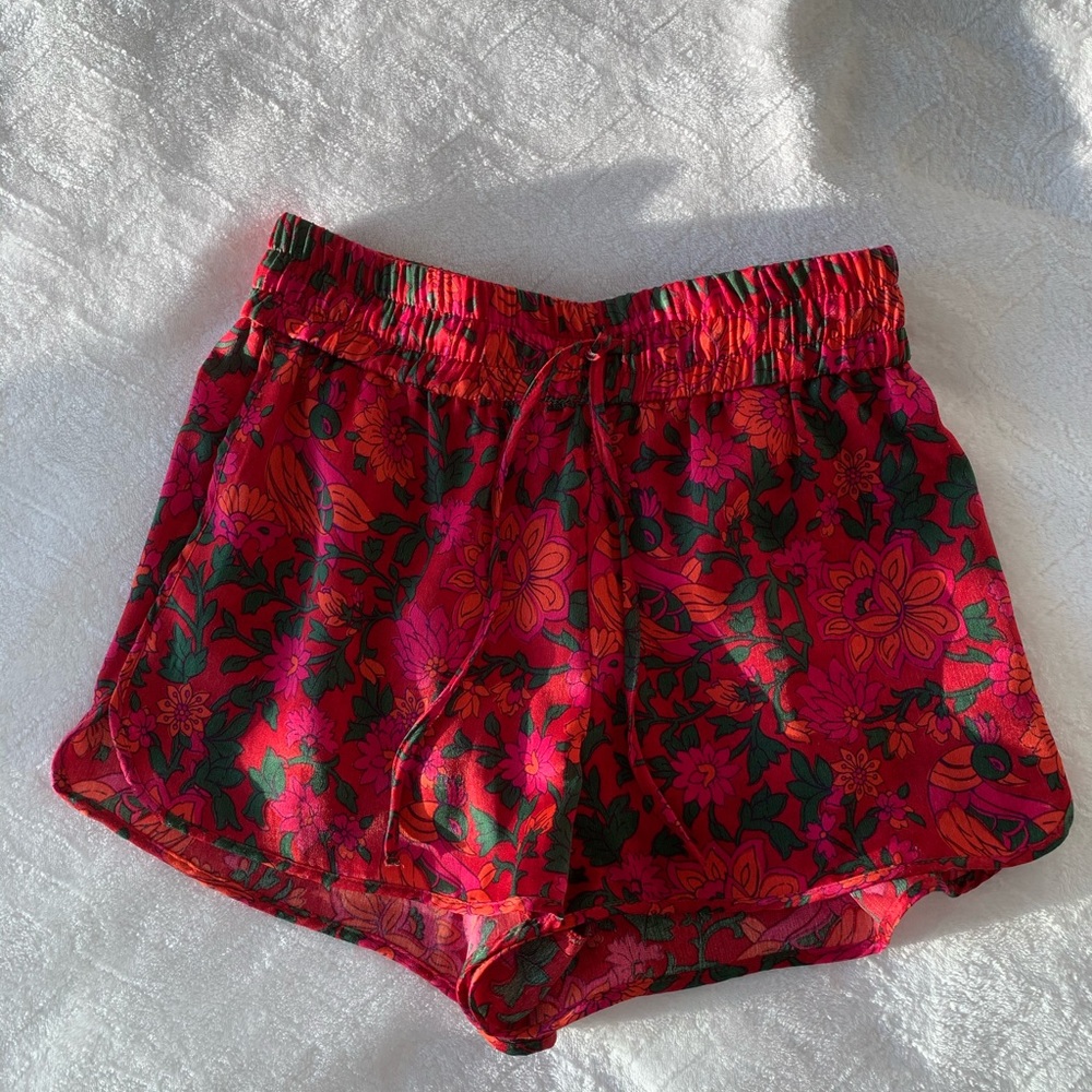 Zara satin shorts